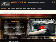 Tablet Screenshot of ampdoctor.pl